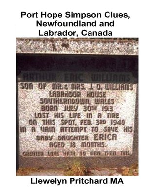 cover image of Port Hope Simpson Clues, Newfoundland & Labrador, Canada